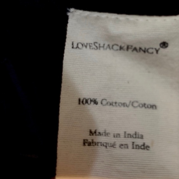 LOVE SHACK FANCY EDIE DRESS BLACK COTTON CROCHET LACE MAXI DRESS COCKTAIL DRESS - Picture 11 of 16